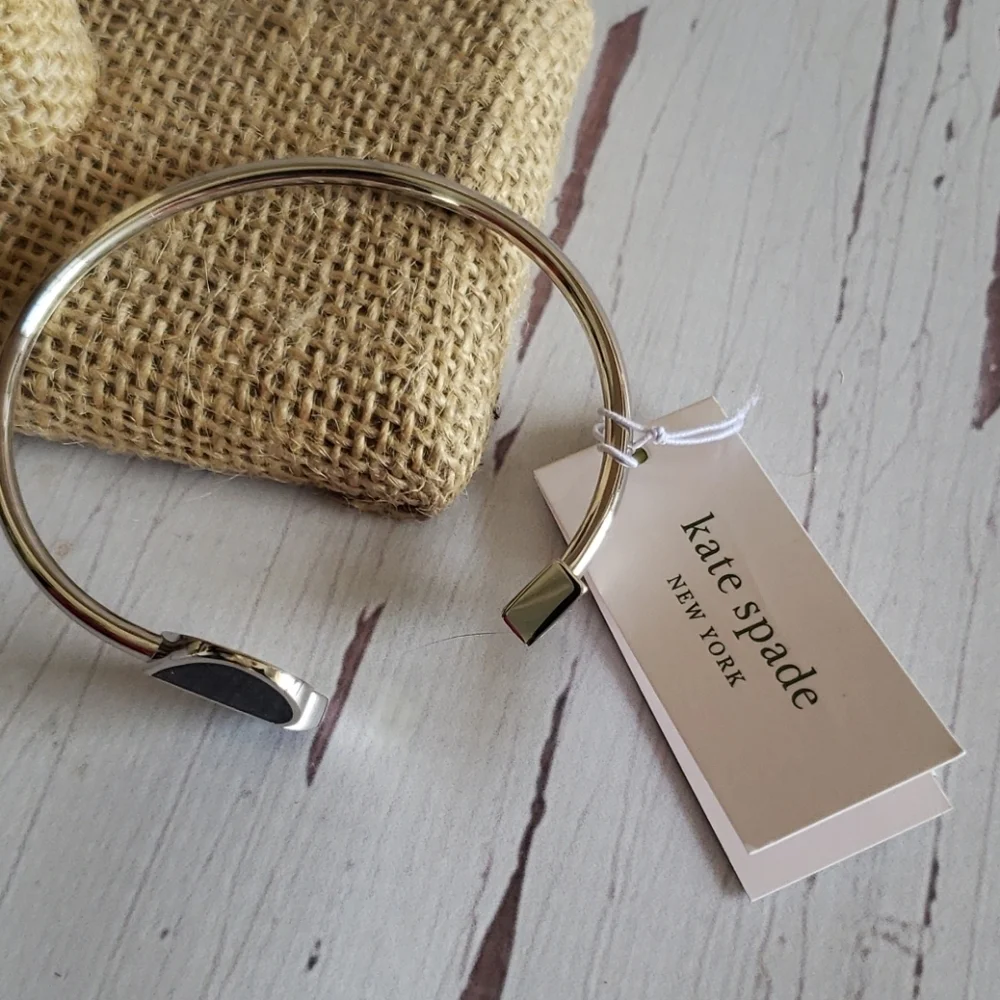 Kate Spade black/silver bracelet